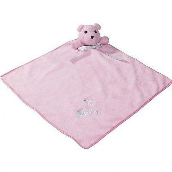 Snuggle Bear Blankets Toys for Dogs - Cute Soft Bear Blanket Dog Toy - Squeaks ! (Princess Pink)