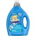 thumbnail image 1 of Snuggle Blue Sparkle Liquid Fabric Softener, 2X Concentrated, 200 Loads, 80 Fl Oz, 1 of 5
