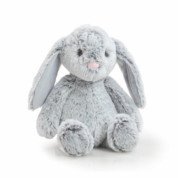 Snuggle Buddies Bella Bunny Stuffed Animal, Grey Soft Plush Toy for Ages 0+