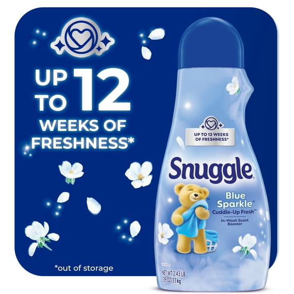 Snuggle Blue Sparkle Cuddle-Up Fresh Scent Booster, 39 Ounce
