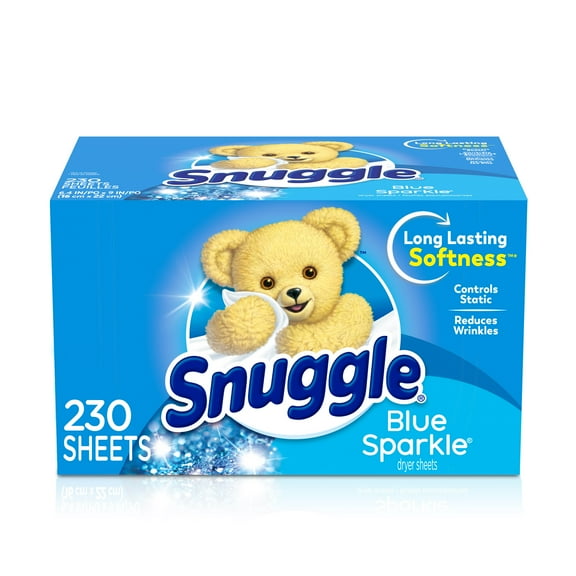Snuggle Dryer Sheets, Blue Sparkle, 230 Loads