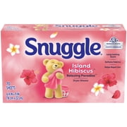 Snuggle Fabric Softener Dryer Sheets, Island Hibiscus & Rainflower, 70 Count