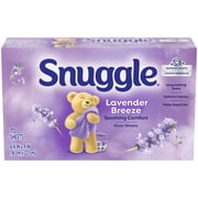Snuggle Exhilarations Fabric Softener Dryer Sheets, Lavender & Vanilla Orchid, 70 Count