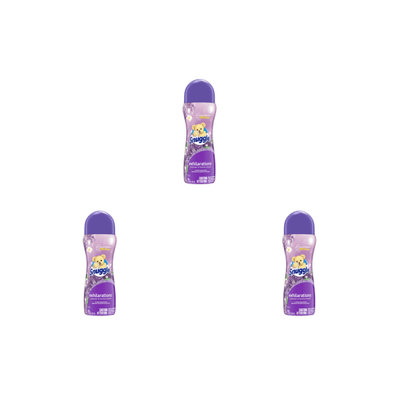 Snuggle Exhilarations In-Wash Scent Booster Lavender & Vanilla Orchid (31.18 lb) 3 pack bottles