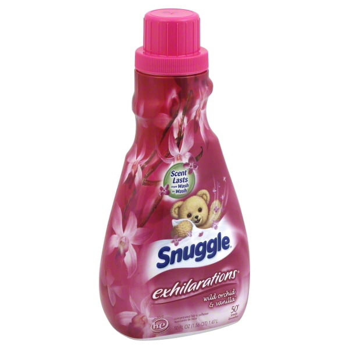 Snuggle Wild Orchid & Vanilla Discontinued Snuggle Exhilarations Liquid Fabric Softener, Wild Orchid & Vanilla