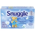 thumbnail image 1 of Snuggle Fabric Softener Dryer Sheets, Blue Sparkle, 120 Count, 1 of 11