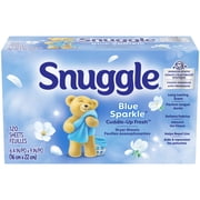 Snuggle Blue Sparkle Cuddle Up Fresh Dryer Sheets, 120 Count