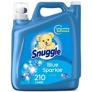 Snuggle Fabric Softener Liquid, Blue Sparkle, 168 Ounce, 210 Loads