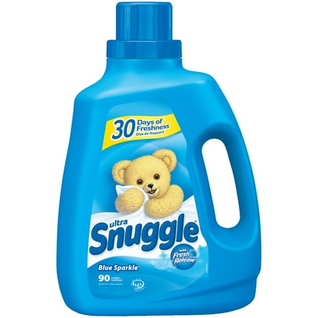 Snuggle Liquid Fabric Softener, Blue Sparkle, 75 oz, 90 Loads