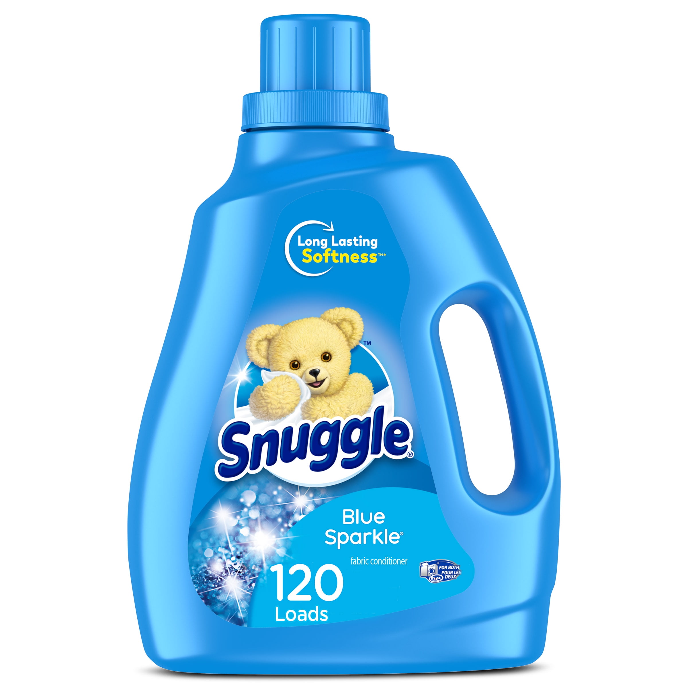 Snuggle Fabric Softener Liquid, Blue Sparkle, 96 Ounce, 120 Loads