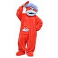 thumbnail image 1 of Snuggle Goof Onesie, Big Mouth Monster Onesie, Cozy Home Loungewear Monster Pajamas with Comb, 1 of 6