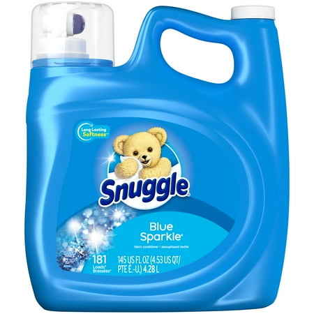 Snuggle Liquid Fabric Softener, Blue Sparkle, 145 oz, 181 Loads