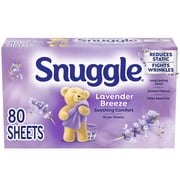 Snuggle Lavender Breeze Dryer Sheets, 80 Count