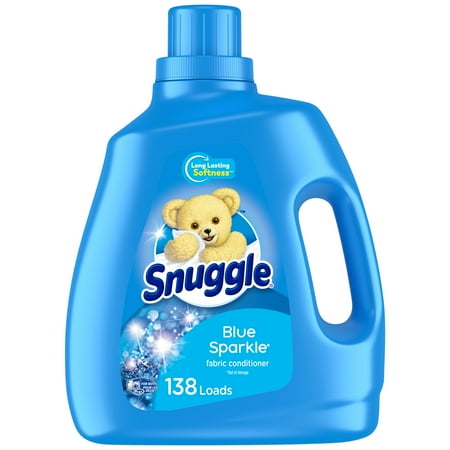 Snuggle Liquid Fabric Softener, Blue Sparkle, 111 oz, 138 Loads