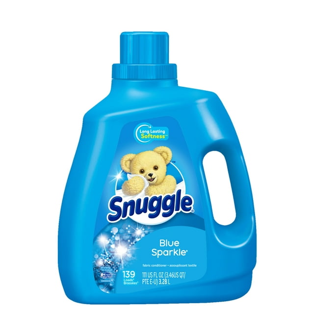 Snuggle Liquid Fabric Softener, Blue Sparkle, 111 Ounce, 139 Loads