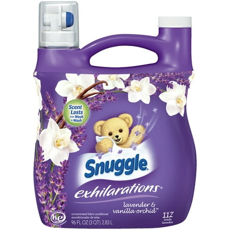 Snuggle Liquid Fabric Softener, Lavender & Vanilla Orchid, 96 Ounce, 112 Loads
