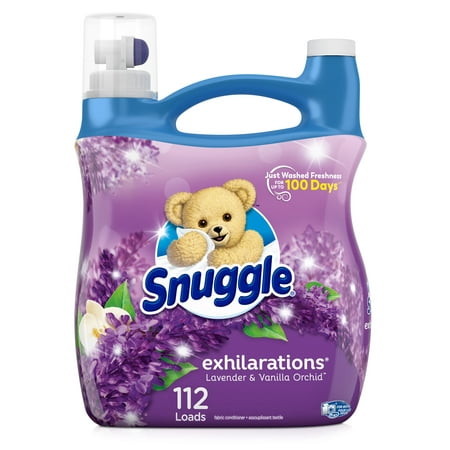 Snuggle Liquid Fabric Softener, Lavender & Vanilla Orchid, 96 Ounce, 112 Loads