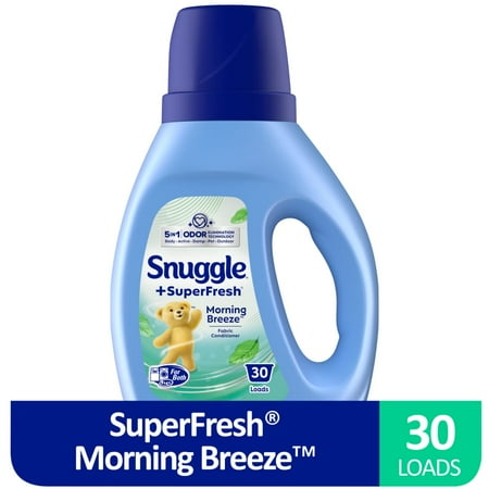 Snuggle Morning Breeze Scent SuperFresh Fabric Conditionder - 26.8 fl oz / 30 loads