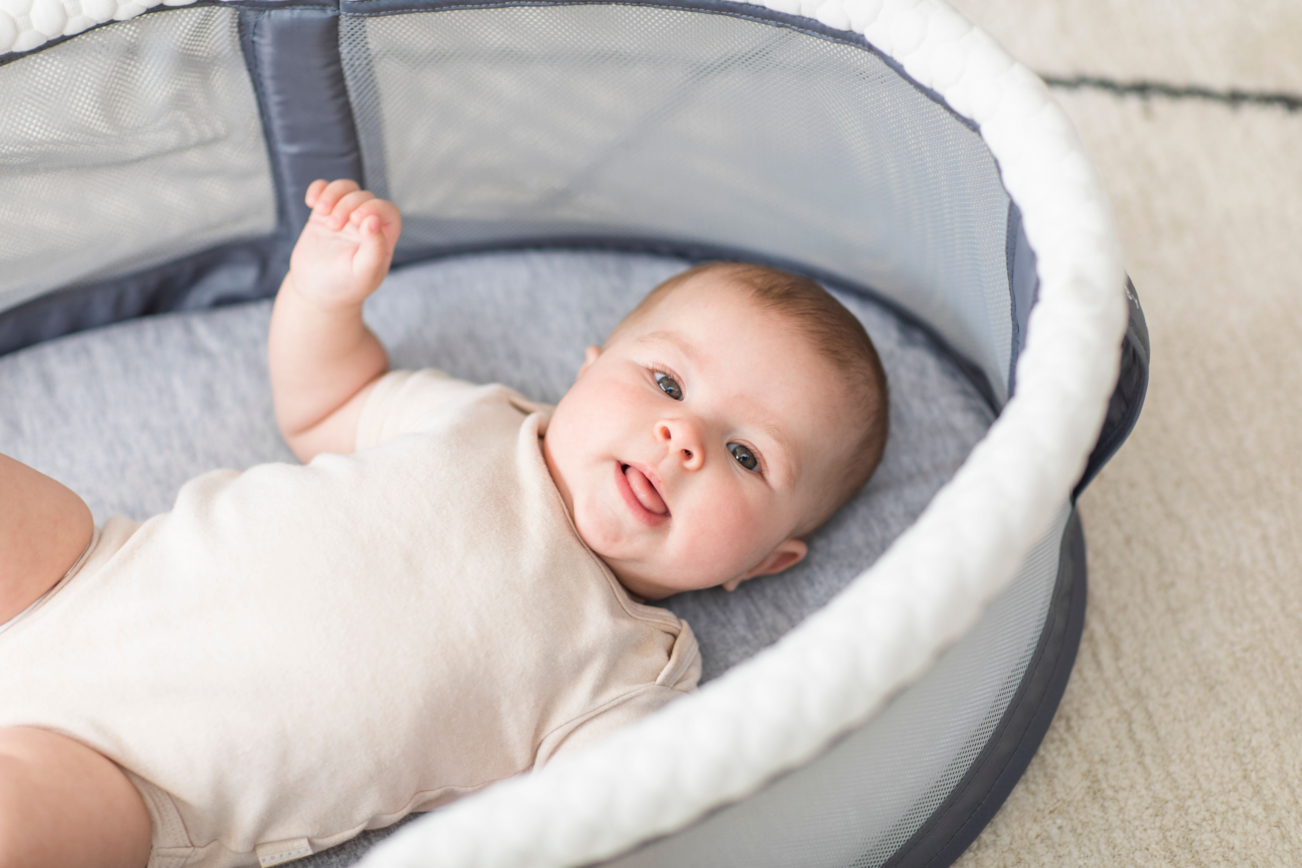 Snuggle Nest Peak Portable Travel Bassinet Walmart