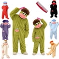 thumbnail image 1 of Snuggle Onesie Pajamas Included Shoes, Cuddle Good Onesie Plush Hooded Home Loungewear, 1 of 6