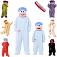 thumbnail image 1 of Snuggle Onesie Pajamas Included Shoes, Cuddle Good Onesie Plush Hooded Home Loungewear, 1 of 5