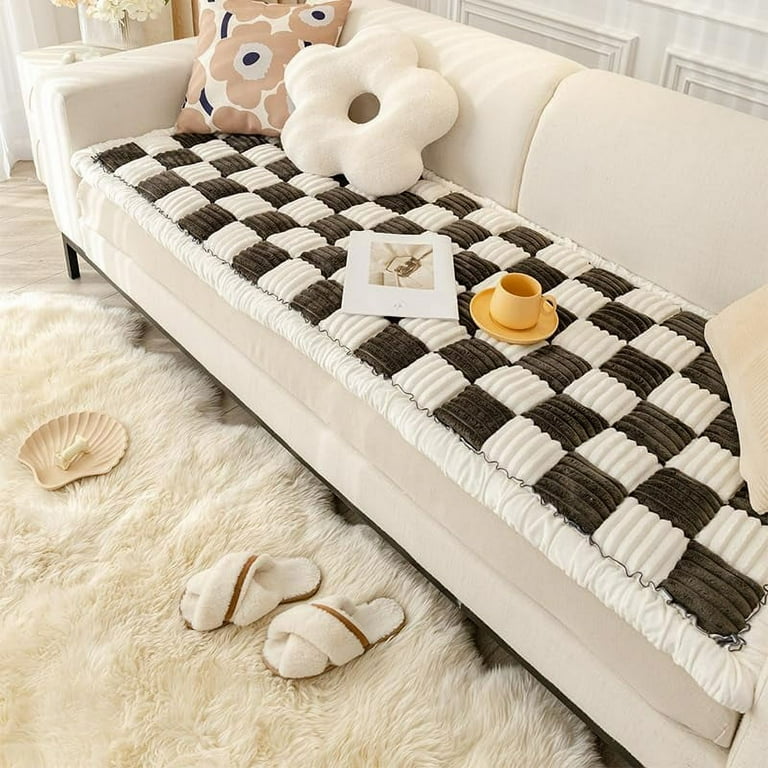 Snuggle Paw Snuggle Paw Couch Cover Snuggle Paw Pet Bed Couch Cover Pet Bed Couch Cover Large Plaid Square Pet Mat Bed Couch Cover Waterproof Blanket Cover Pet Blanket Black 70