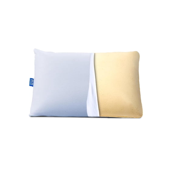 Snuggle Pillow - 100% Natural Latex, Bouncy & Thick Pillows For Sleeping, White - 25.5 X 16.75 X 6 Inches | Hypoallergenic, Breathable, Bed Pillow, Comfortable Pillow - Pack Of 1