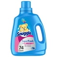 Snuggle Plus Super Fresh Liquid Fabric Softener, Spring Burst, 78.3