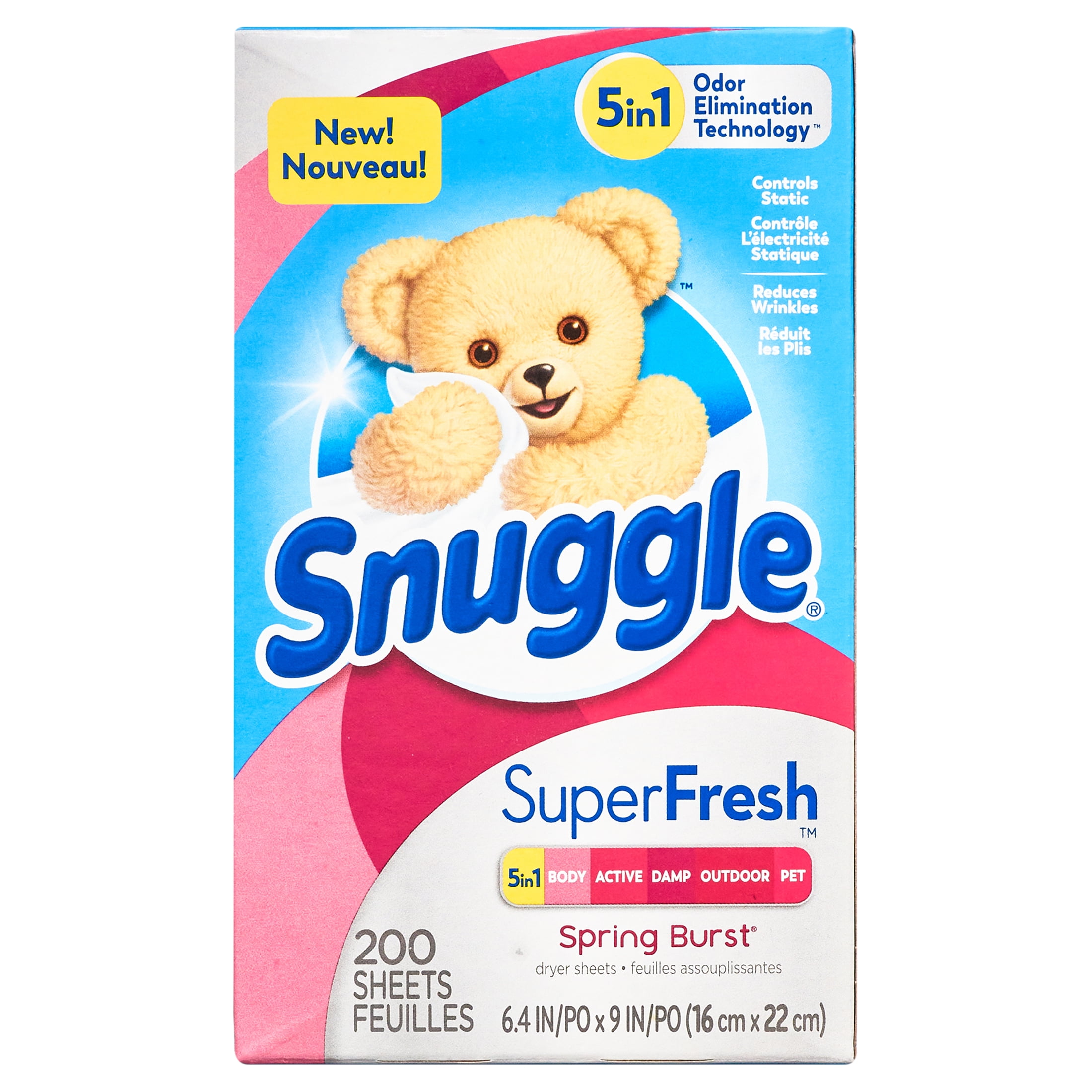 Snuggle Plus SuperFresh Dryer Sheets with Static Control and Odor
