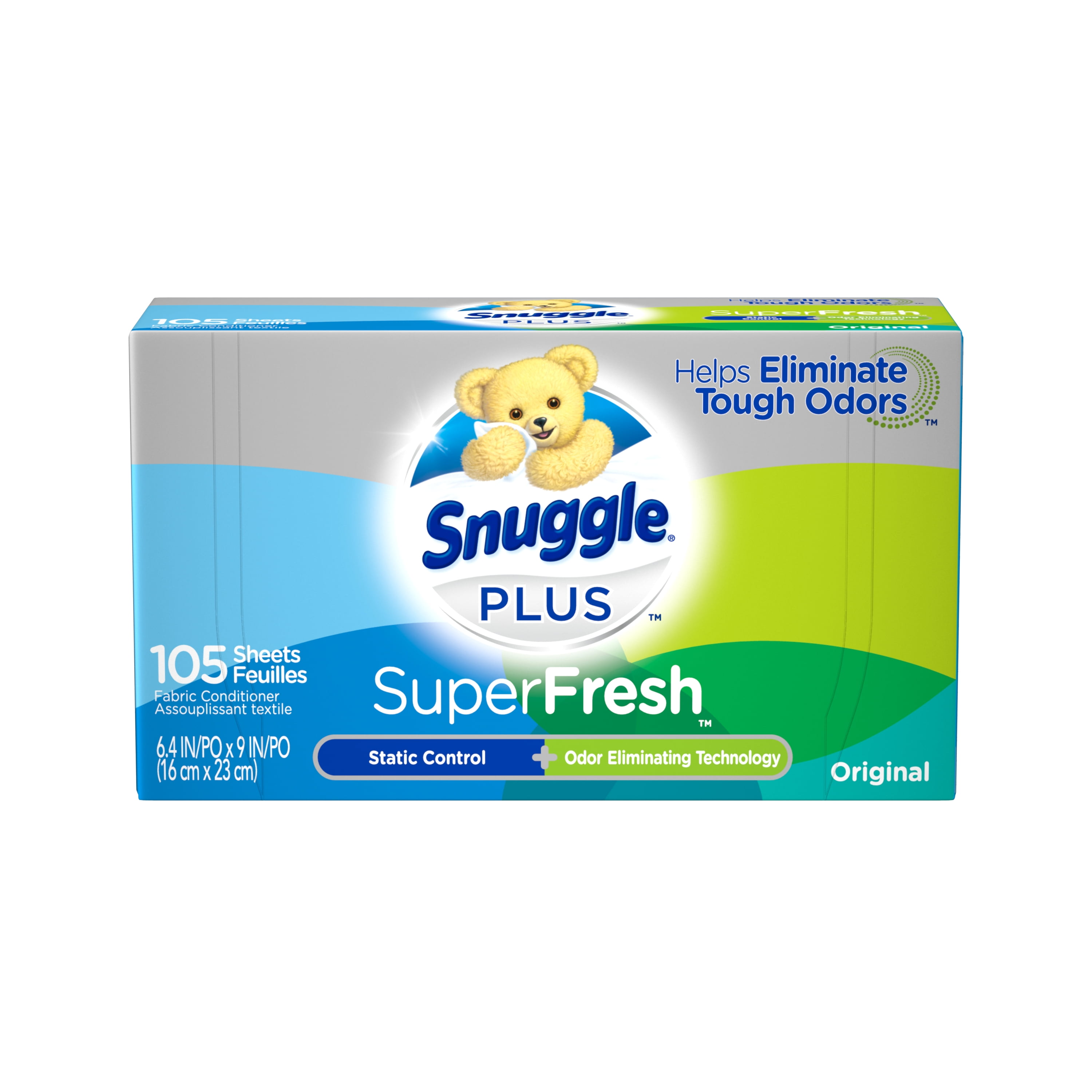 Snuggle Plus SuperFresh Fabric Softener Dryer Sheets with Static