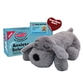 thumbnail image 1 of Snuggle Puppy Junior, Heartbeat Puppy Toy for Small Breeds, Smaller Plush Dog Toy with Real-Feel Pulse, Designed for Crate Use and Early Routines - Gray, 1 of 6
