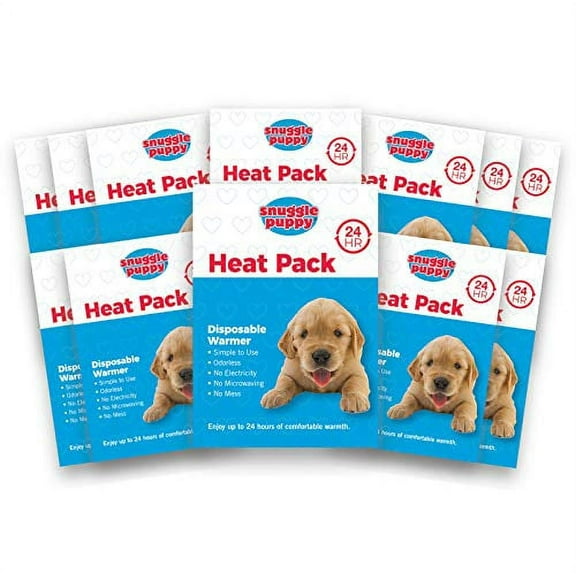 Snuggle Puppy Original Replacement Heat Packs for Pets - Contains 12 Replacement Heat Packs which are odourless and Made with All Natural Ingredients.