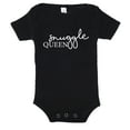 thumbnail image 1 of Snuggle Queen Baby Girl one piece, Funny Baby Rompers for Girls - Black CA165BABY S4 12-18, 1 of 2
