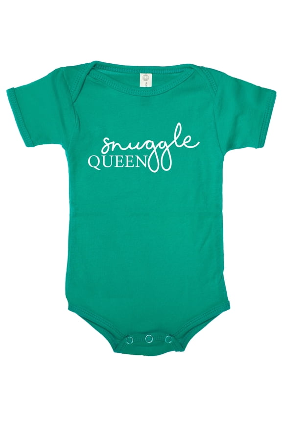 Snuggle Queen Baby Girl one piece, Funny Baby Rompers for Girls - Jade CA165BABY S4 3-6