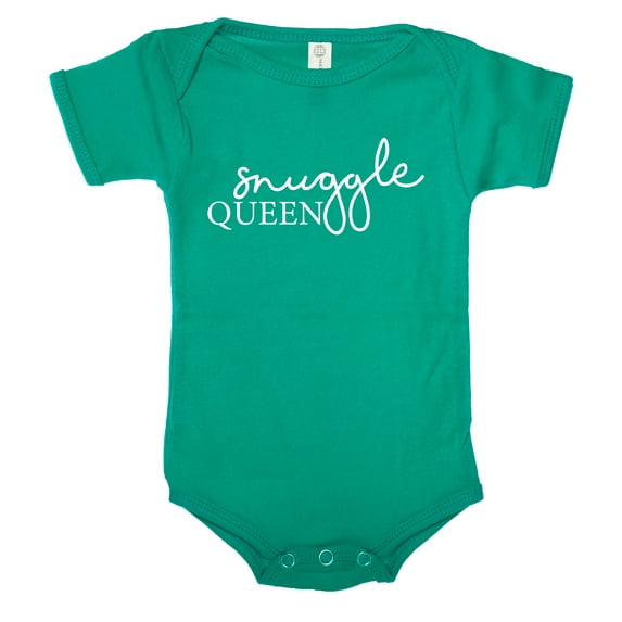 Snuggle Queen Baby Girl one piece, Funny Baby Rompers for Girls - Jade CA165BABY S4 3-6