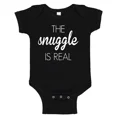 thumbnail image 1 of The Snuggle Is Real Baby Shower Gift Clothes Bodysuit Unisex Pregnancy Reveal Cute And Cool Baby Bodysuit, Cute Natural Baby Onesie, Trendy Baby Clothes, 1 of 3