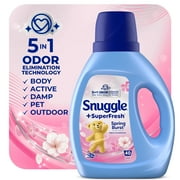 Snuggle SuperFresh Liquid Fabric Softener, Odor Eliminating, Spring Burst, 40 Loads