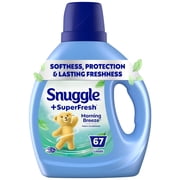 Snuggle SuperFresh Liquid Fabric Softener, Odor Eliminating, Morning Breeze, 67 Loads