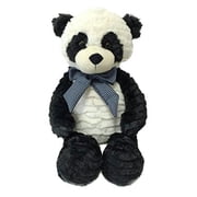 Snuggle Stuffs Plush Sitting Charcoal and Cream Precious Panda Bear, 15\"
