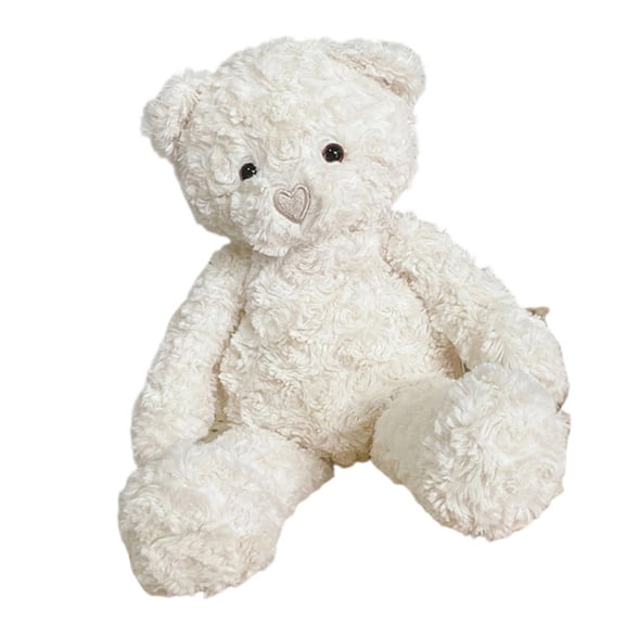 Snuggly Bear Plush Toy Doll with PP Cotton Filling Stuffed for Toddler Room Decoration Birthday Christmas Gift