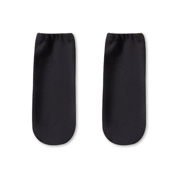 Snuggly Fleece Home Sleep Socks for Women Older Adults and Mothers Fall Winter Thick Thermal Plush Slipper Socks Hosiery