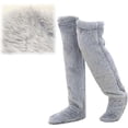 thumbnail image 1 of Snuggs Cozy Socks,Snugglepaws Sock Slippers,Snuggs Footwear,Knee High Fuzzy Socks,Knee High Slippers,Snuggs Long Socks，Fuzzy Socks for Women，Snuggs Cozy Socks Thigh High, 1 of 9