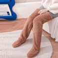 thumbnail image 1 of Snuggs Cute Cozy Socking Snugglepaws Sock Slippers Warmers Leg Cover Knee Socks, 1 of 3