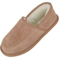 thumbnail image 1 of Snugrugs Men's Suede Full Slipper with Wool Lining and Lightweight Sole - Camel - US 8, 1 of 7