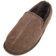 thumbnail image 1 of Snugrugs Mens Luxury Sheepskin Slipper with Light Weight Flexible Sole - Brown - US 14, 1 of 7