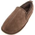 thumbnail image 1 of Snugrugs Mens Luxury Sheepskin Slipper with Light Weight Suede Sole - Brown - US 14, 1 of 7