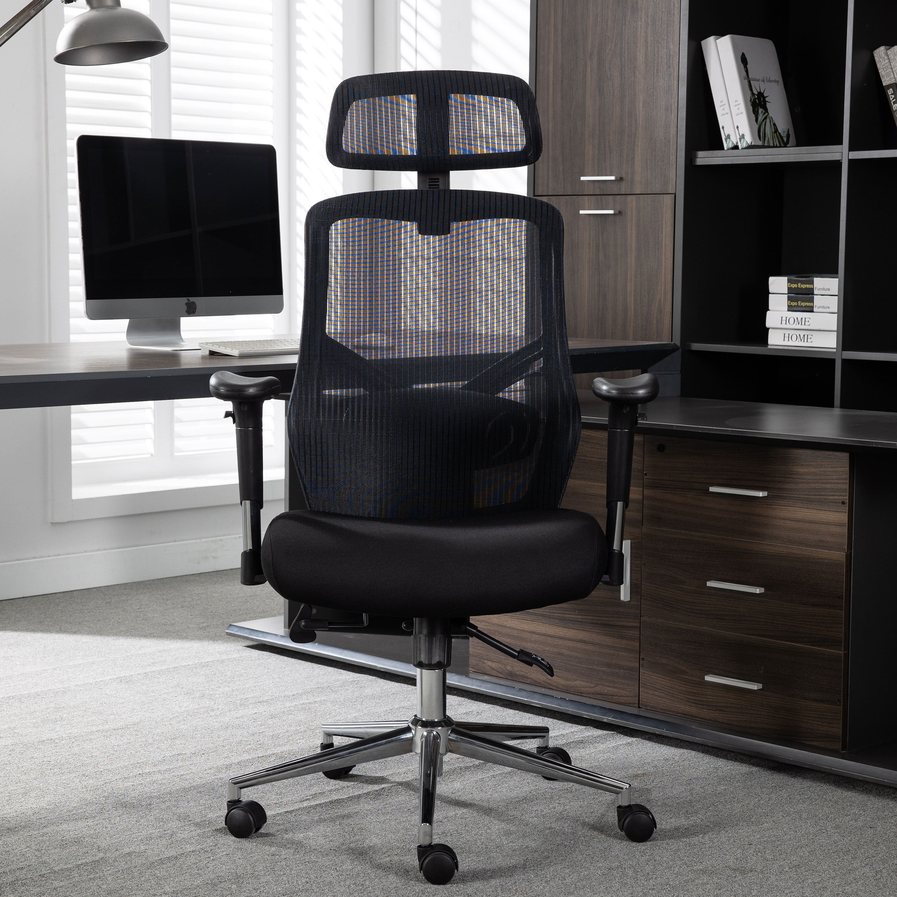 Snugway HighBack Ergonomic Office Chair with Adjustable Height, Tilt
