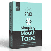 Snux Mouth Tape for Sleeping and Nasal Breathing - 120  Sleep Strips - Anti Snoring