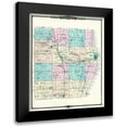 thumbnail image 1 of Snyder 12x14 Black Modern Framed Museum Art Print Titled - Sheboygan Wisconsin Landowner - Snyder 1878, 1 of 5