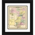 thumbnail image 1 of Snyder 12x14 Black Ornate Wood Framed with Double Matting Museum Art Print Titled - Trempealeau Wisconsin Landowner - Snyder 1878, 1 of 4